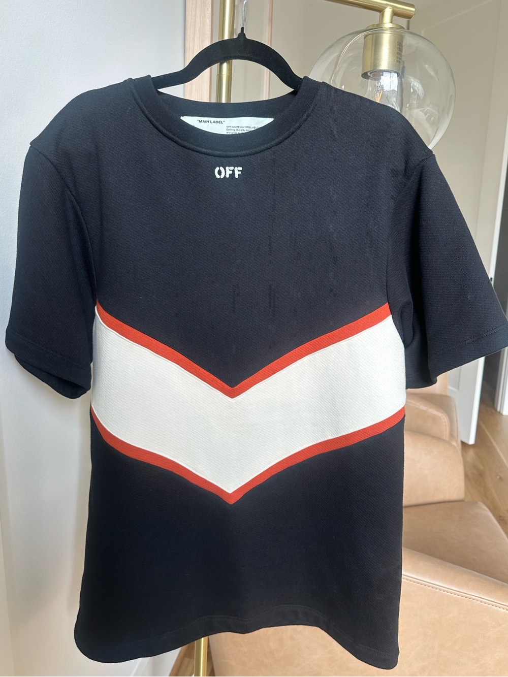 NWOT Off-White contrasting panels T-shirt dress